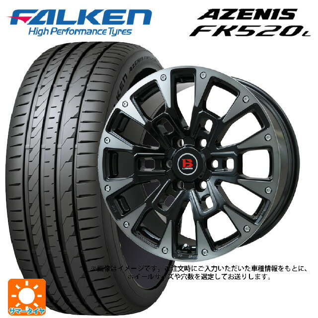 【6/11 1:59迄 全品ポイント5倍】215/45R17 91Y XL ファルケン アゼニス FK520L ビックウェイ ビーラグナス ビーアールディー ブラックポリッシュ/ブラッククリア 17-7J 国産車用 サマータイヤホイール4本セット