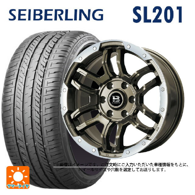 【6/15〜16限定 全品P5倍＆クーポン】165/55R15 75V セイバーリング セイバーリング SL201(ブリヂストン工場生産） ビックウェイ ビーラグナス エフアールディー ブロンズリムポリッシュ 15-4.5J 国産車用 サマータイヤホイール4本セット