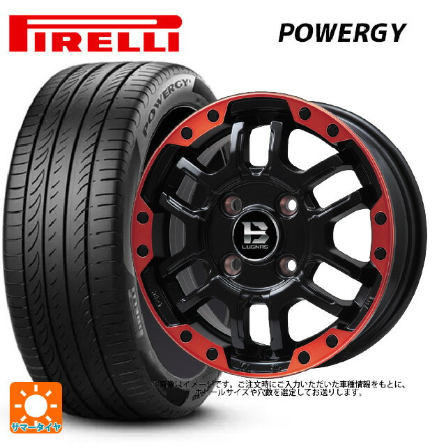 215/60R16 99V XL ピレリ パワジー 正規品 ビックウェイ ビーラグナス エフアールディー マットブラックリムレッド 16-6.5J 国産車用 サマータイヤホイール4本セット
