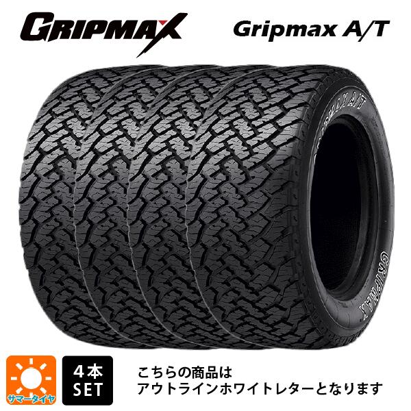 【5/25限定抽選で100％ポイントバック】サマータイヤ4本 215/70R16 100T 16インチ グリップマックス グリップマックス AT ホワイトレター GRIPMAX GRIPMAX A/T(OWL) 新品