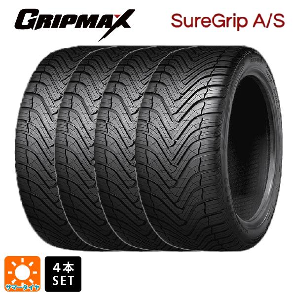 オールシーズンタイヤ4本 225/40R18 92W XL 18インチ グリップマックス シュアグリップ A/S ブラックレター GRIPMAX Sure Grip A/S(BSW) 新品