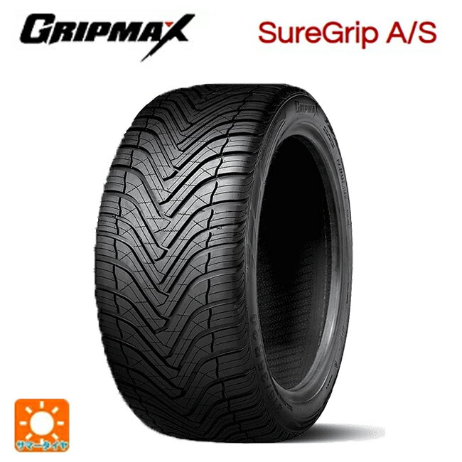 225/40R18 92W XL 18インチ グリップマックス シュアグリップ A/S ブラックレター オールシーズンタイヤ 新品1本