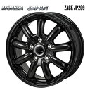 在庫有 ジャパン三陽 ザック JP209 # グロスブラック 16×6.5 +38 5/114.3 新品ホイール1本