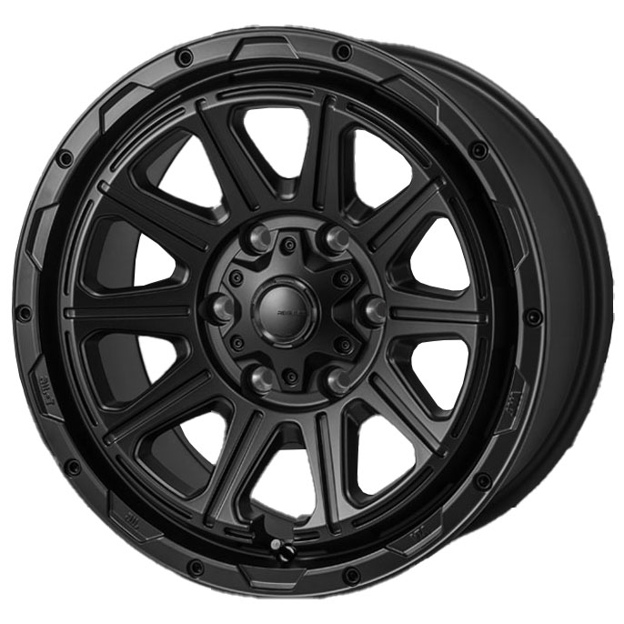 【9/3 20時〜 全品P5倍＆クーポン】ジャパン三陽 ハイブロック レグルス サテンブラック 18×8.5 +52 6/139.7 95.2新品ホイール1本