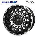 【6/22 20時~ 全品P5倍&クーポン】共豊 PPX GX14 マットブラッククリア×ポリッシュ 16×5.5 +22 5/139.7 新品ホイール1本