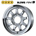 トピー ブロウズ ロブナイン Chrome 16×5.5 +22 5/139.7 108.5新品ホイール1本