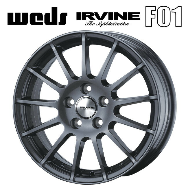 在庫有 ウェッズ アーヴィン F01(訳あり) ガンメタリック 16×6.5 +22 5/112 66.6新品ホイール1本