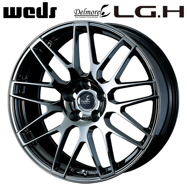 ウェッズ デルモア LC.S SBC 18×7.5 +35トヨタ平座ナット対応 5/114.3 60新品ホイール1本