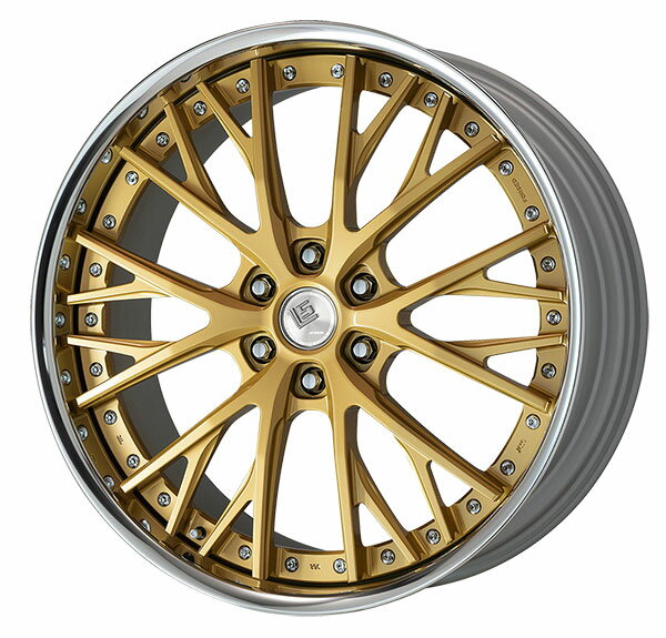 【6/15〜16限定 全品P5倍＆クーポン】ワーク LS バサラ SUV GLD 24×13.5 6/139.7 新品ホイール1本