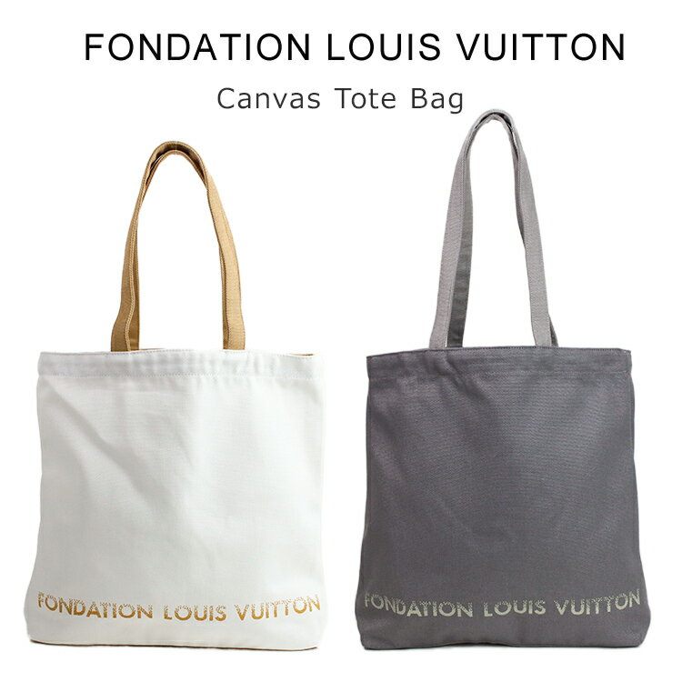 レディースバッグ, トートバッグ  FONDATION LOUIS VUITTON Canvas Tote Bag