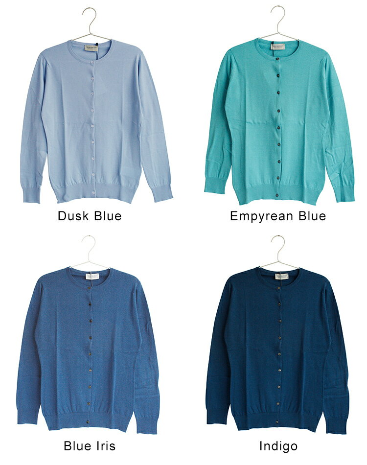 ジョンスメドレー カーディガン コットン Uネック クルーネック レディース イズリントン シーアイランドコットン JOHN SMEDLEY ISLINGTON ジョンスメドレー カーディガン コットン Uネック クルーネック レディース イズリントン シーアイランドコットン JOHN SMEDLEY ISLINGTON