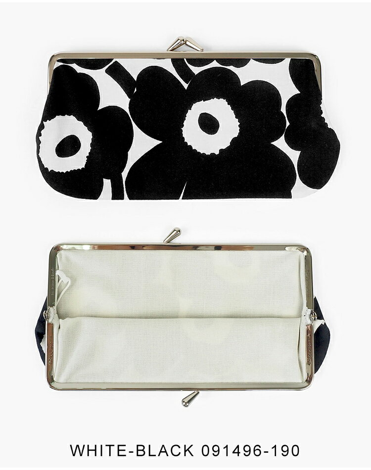 マリメッコ ポーチ がま口 ウニッコ ペンケース 眼鏡ケース marimekko MINI / PIKKUINEN UNIKKO SILMALASIKUKKARO 027003 090308 090586 母の日 ギフト プレゼント 女性 オシャレ 【メール便送料無料】[M便 1/4]