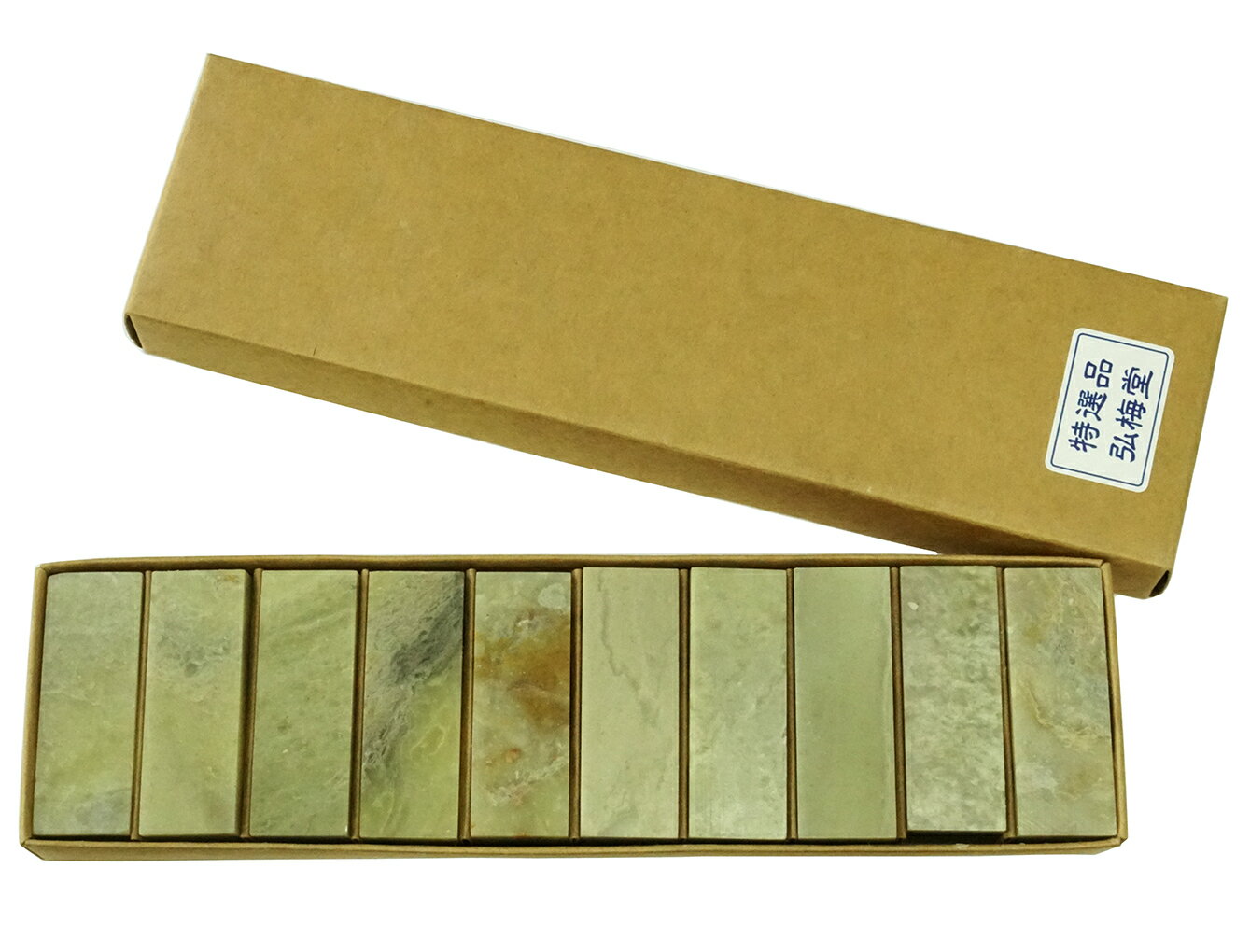 【10本セット】青田石青白章 1.8×1.8×5.0cm