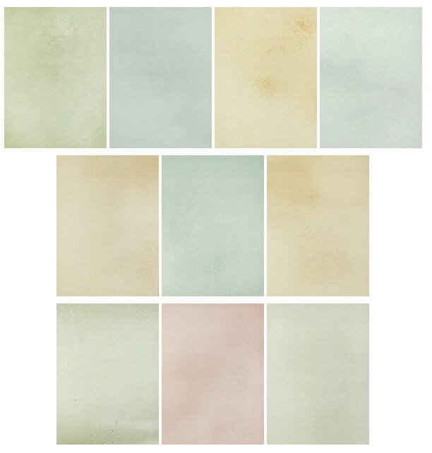 伊奈波料紙 つき 半紙判 50枚 （10柄・各5枚）