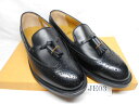 【中古】CROCKETT&JONES◆コインローファー/UK6.5/BLK/レザー/6224/BOSTON2【シューズ】