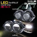 フォグランプ 後付け LED  汎用 フォグライト 丸 車 バイク パーツ カスタム ライト デイランプ ホワイト (白色) 10w 12v 24v 兼用 選べる配光 ハイエース 200系 キャラバン nv350 ジムニー 原付 カブ スクーター