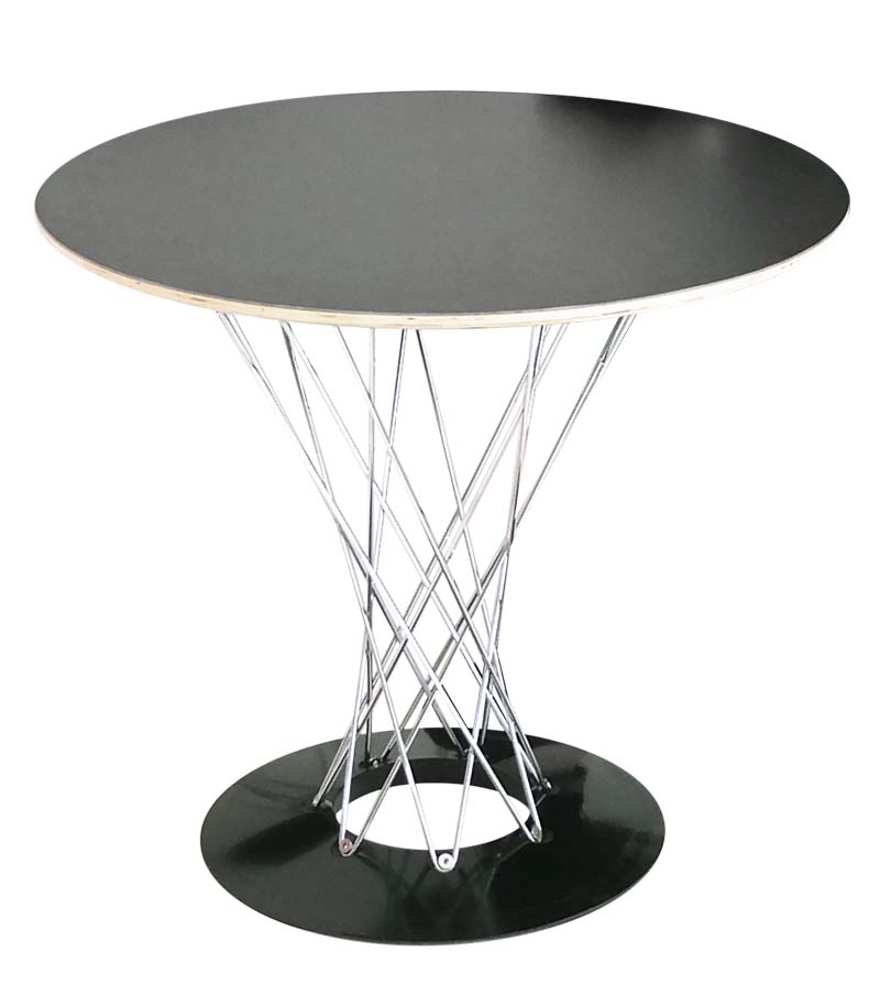 サイクロンテーブル(80cm・ブラック) WCT-80BK 【送料無料】【北海道・沖縄・離島 発送不可】