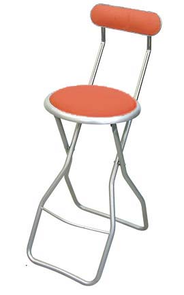 ≪ルネセイコウ≫　キャプテンチェア ハイ（シルバーフレーム・4脚セット）・レッド　H-60ARD　【送料無..