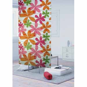 プリントファニー　カルーセル　95x176　ローズ 送料無料 【北海道・沖縄・離島 発送不可】