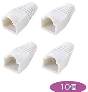 モジュラーカバー(先付けタイプ・ホワイト)　≪サンワサプライ≫　ADT-MC4W-10 【離島 発送不可】