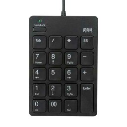 USBテンキー/ブラック　≪サンワサプライ≫　NT-18UBK 【離島 発送不可】