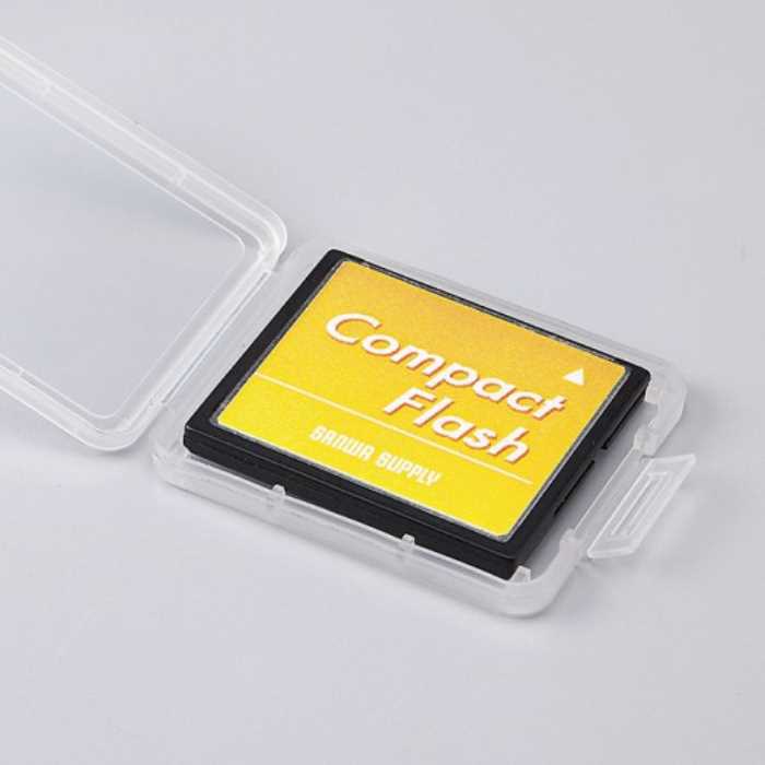 メモリーカードクリアケース（CFカード用・6個セット）　≪サンワサプライ≫　FC-MMC...