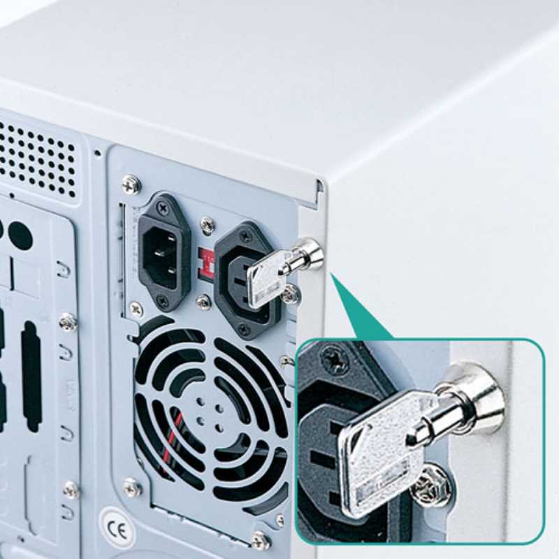 コンピューターケースセキュリティ　≪サンワサプライ≫　SL-23N 【離島 発送不可】