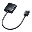 HDMI-VGA変換アダプタ(HDMI Aオス-VGAメス) ≪サンワサプライ≫ AD-HD24VGA 【送料無料】【離島 発送不可】