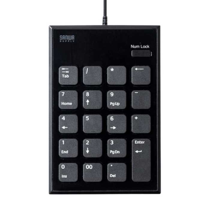 静音USBテンキー　≪サンワサプライ≫　NT-23UBK 【離島 発送不可】