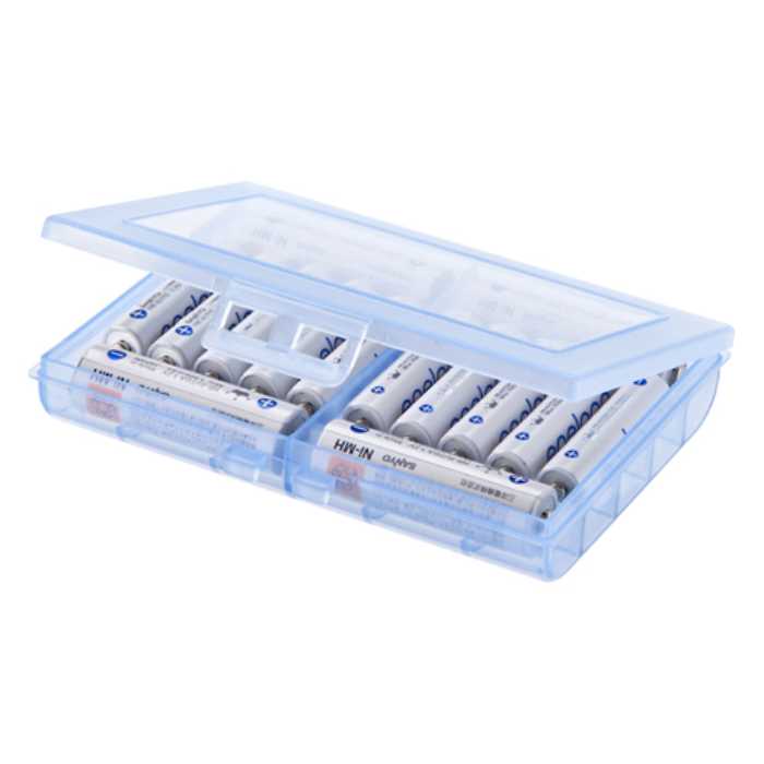 電池ケース（単三形、単四形対応・ブルー） ≪サンワサプライ≫ DG-BT5BL 【離島 発送不可】