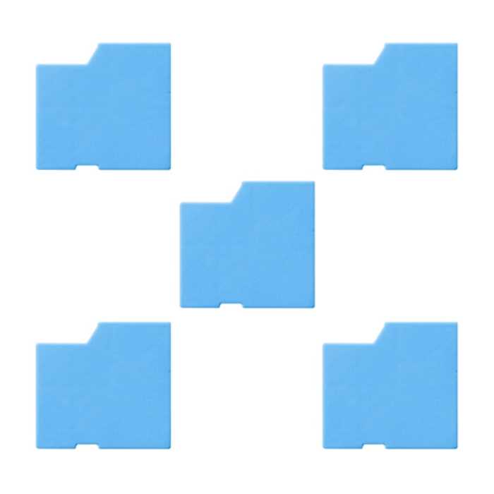 SLE-27-BL用取付け部品（eセキュリティ・ブルー・5個入り）　≪サンワサプライ≫　SLE-27BLOP 【離島 発..