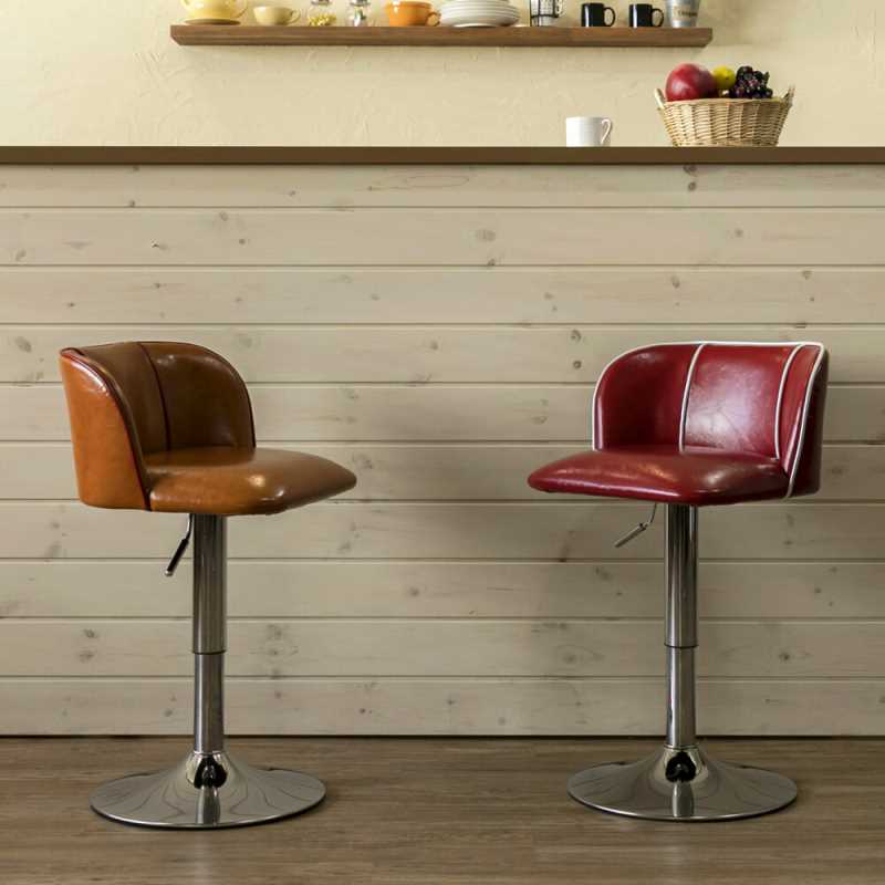 Fuga ダイニングバーチェアー CLF-11 BK/BL/CBR/RD 【送料無料】【沖縄・離島 発送不可】 [3]