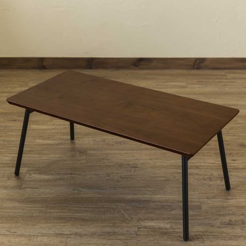 折れ脚テーブルSoleil80 UTK-04 ABR/WAL 【送料無料】【沖縄・離島 発送不可】 [3]