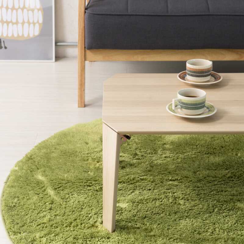 スクエアカームテーブル・幅90cm・ナチュラル CALM-90NA 【送料無料】【北海道・沖縄・離島 発送不可】 [3]