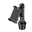 Supporto per tablet a bordo del veicolo (tipo di fissaggio del supporto per bevande) ≪Sanwa Supply≫ CAR-HLD14BK [Non spedito nelle isole remote].