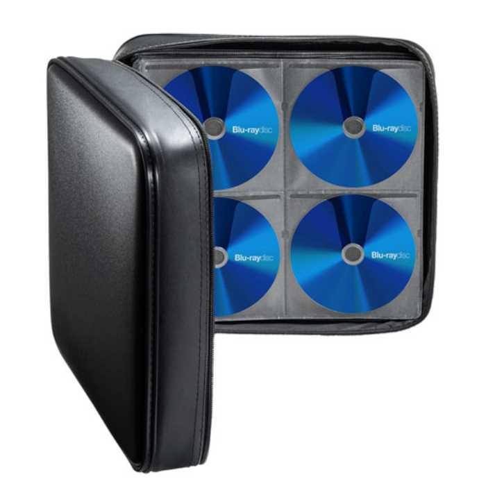 ブルーレイディスク対応セミハードケース（320枚収納・ブラック）　≪サンワサプライ≫　FCD-WLBD320BK 【離島 発送不可】