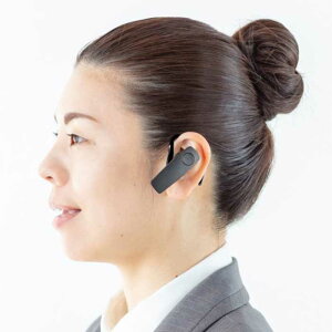 防水Bluetooth片耳ヘッドセット　≪サンワサプライ≫　MM-BTMH41WBKN　【送料無料】【離島 発送不可】