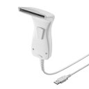 1次元タッチ式バーコードリーダー(抗菌タイプ) ≪サンワサプライ≫ BCR-1D7W 【離島 発送不可】