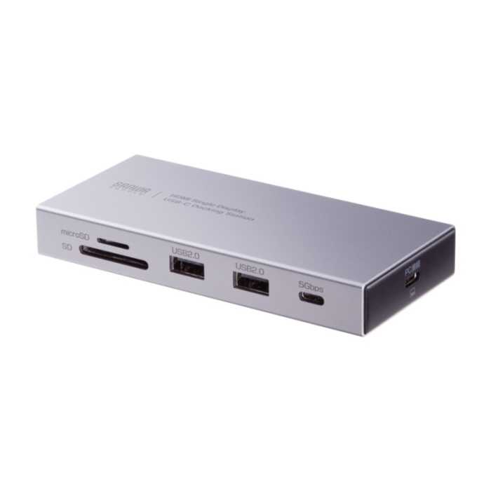 USB Type-Cドッキングステーション（10in1）　≪サンワサプライ≫　USB-CVDK22　【送料無料】【離島 発送不可】