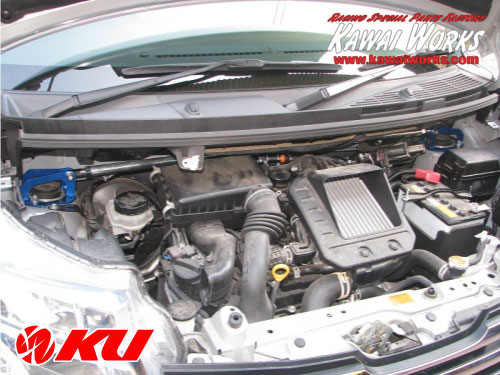 カワイ製作所 フロントストラットバー typeSTD ダイハツ トール M900S '16/11～ DA0420-FTS-00【沖縄・離島発送不可】【同梱発送/代引き不可】カワイワークス
