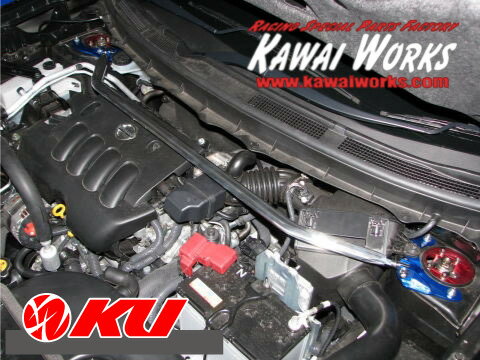 カワイ製作所 フロントストラットバー typePG ニッサン エクストレイル NT31用 NS0760-FTP-00【沖縄・離島発送不可】【同梱発送/代引き不可】カワイワークス