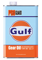 Gulf PRO GUARD ギアオイル 75W-90 1L×12缶 ガルフ プロ ガード Gear Oil GL5 デフ LSD対応 75W90 ガルフオイル