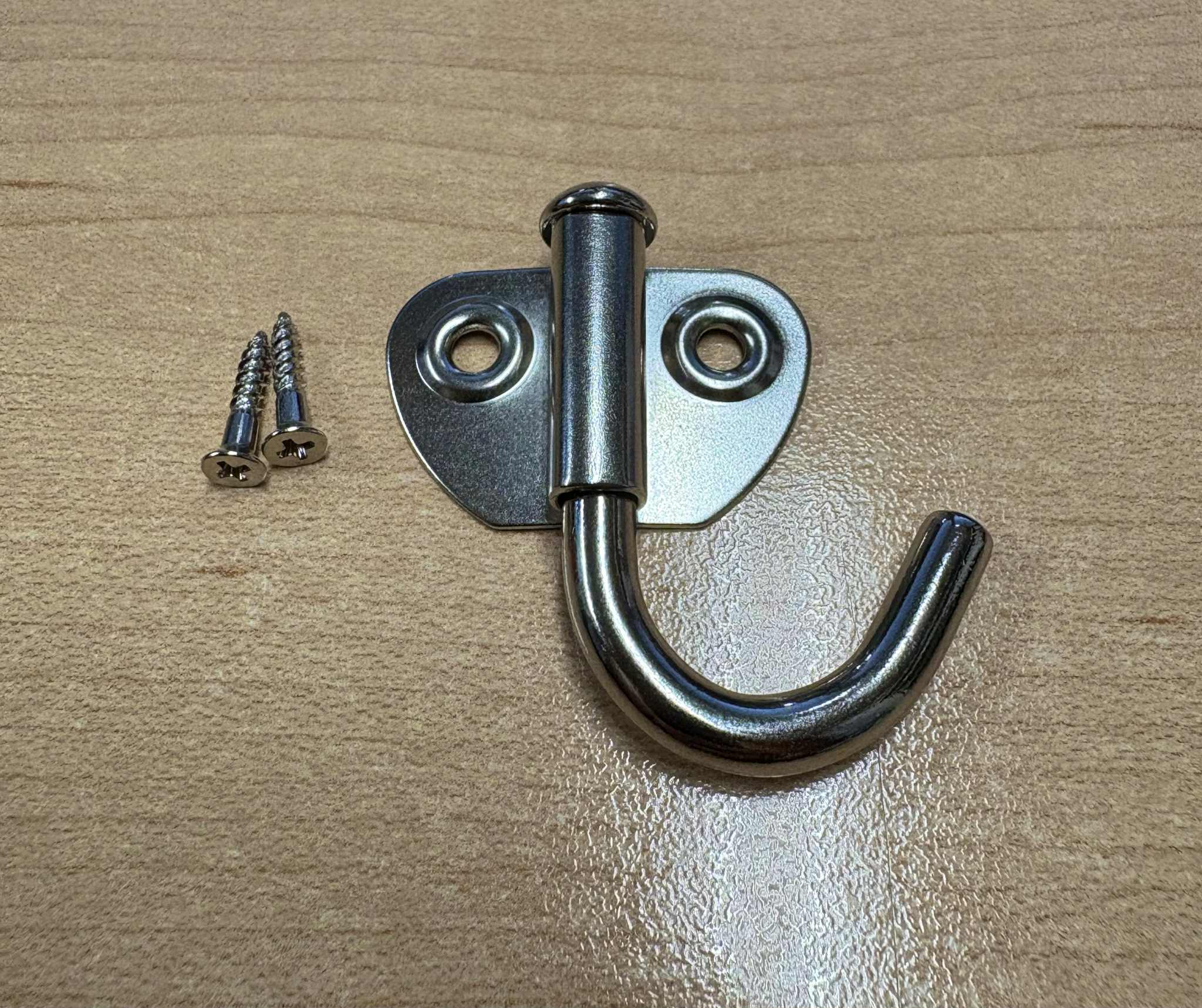 ニッケル 回転コート掛け フック No.171 クローバー印【即日出荷】【少量メール便可】【店頭受取】