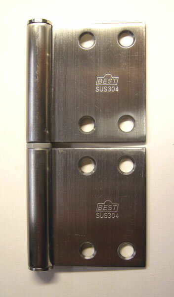 BEST　ベスト　No.191　ステンレス製　旗丁番　HL　ヘアーライン　【現場得値】＜即日発送＞