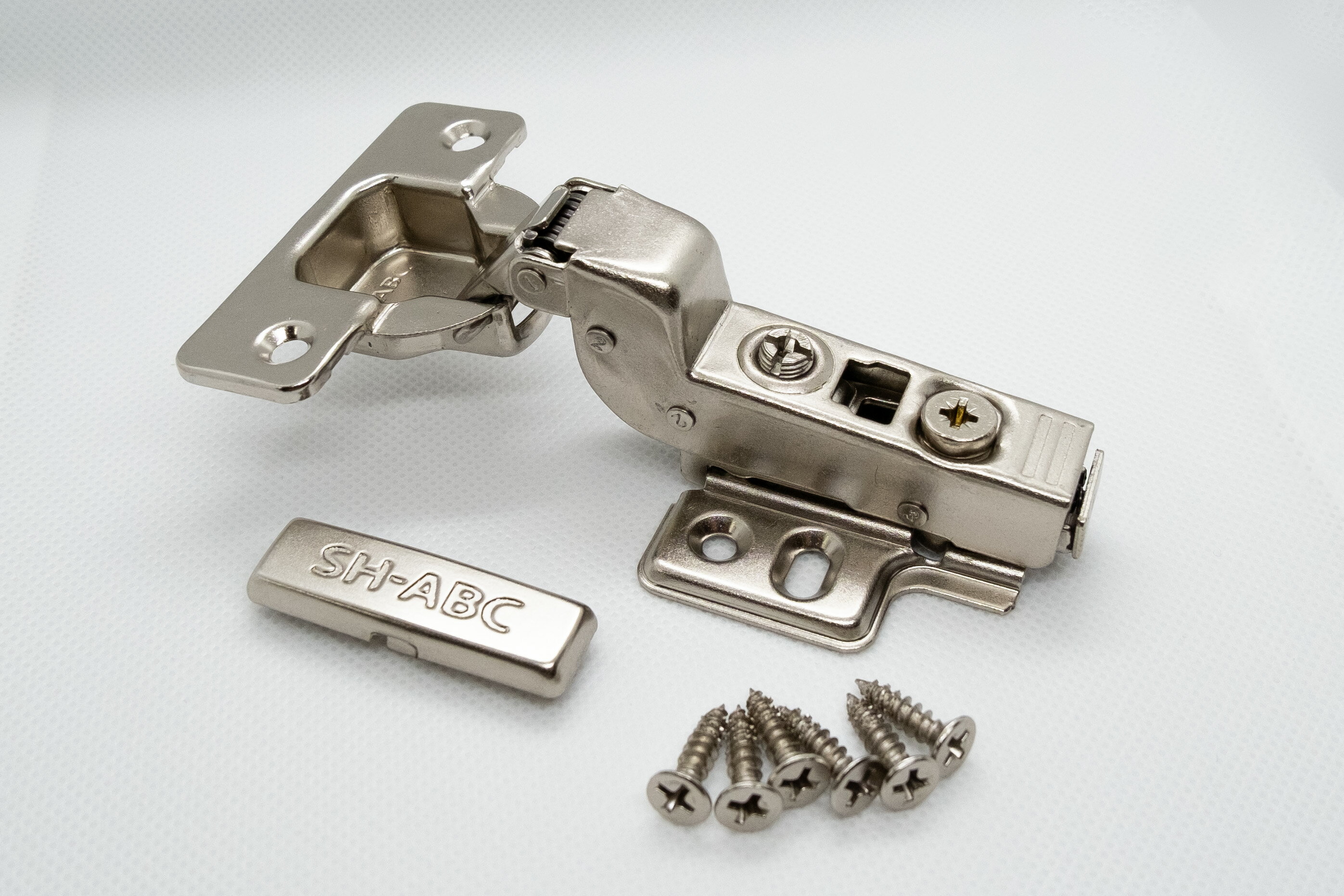 スライド丁番　インセット　ダンパー付　35φ　F06C《H-05-25》　本体+座金+ビスセット　SH-ABC【即日出荷】【店頭受取可】