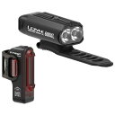 メーカーLezyne商品名Micro Drive 600XL / Strip Drive Light Set特徴・多彩なフロント＆リアライトセット・条件に合わせた幅広いモード・強力な600ルーメン出力 商品説明 洗練されたデザインと豊富なパフォーマンス機能を備えたLezyneマイクロドライブ600XL /ストリップドライブライトセットは、強力な600ルーメンのフロントライトと高性能の150ルーメンのリアLEDライトを組み合わせて、明るく用途の広いパッケージを作成しています。最大600ルーメンの出力を備えた多目的フロントライトリアライトは最大150ルーメンを提供します（昼間フラッシュ）最大ランタイム：フロント（44時間）、リア（57時間）充電時間：フロント（2.5時間）、背面（2時間）重量：前面（97g）、背面（53g）前面-Micro Drive 600XLは、頑丈な機械加工されたアルミニウムボディを備えた、非常に明るいデュアルLEDサイクリングライトです。パフォーマンスを最適化するための冷却フィンと、側面の視認性のための側面カットアウト。マイクロドライブ600XLは、最大600ルーメンの出力と9つの出力モードを備え、デイタイムフラッシュモードを備えており、昼夜を問わず非常に用途が広いです。最長44時間のバッテリー駆動時間（9時間延長）を提供し、シリコンストラップマウントにより取り付け/取り外しが簡単で、内蔵のケーブル不要のUSBスティックで充電が簡単です。背面-ストリップドライブ成形構造はよりコンパクトですが、最大150ルーメンの出力に対応する5つのLEDを誇っています。デイタイムフラッシュモードを含む11の出力モードにより、昼夜を問わずいつでも使用できます。バッテリーの寿命は、選択したモードに応じて2:15から57時間で、USBスティックが内蔵されているため、充電は簡単でケーブル不要です。