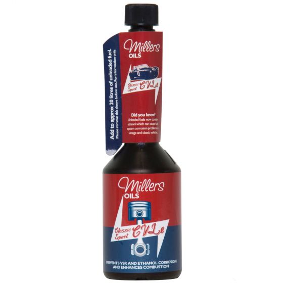 Millers Oils クラシックスポーツCVLe燃料添加剤
