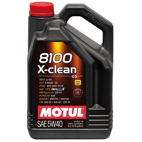 本国生産品 Motul モチュール 8100 X-Clean5W40合成エンジンオイル