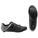 Northwave ノースウェーブ コアプラス2ロード road シューズ shoes Black / Silver 【 サイクルシューズ ロードシューズ マウンテンバイクシューズ サイクリングシューズ 靴 自転車 ツーリング 】