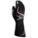Sparcoスパルコ レースグローブ Tide タイド 外縫い 4輪 Black / Red 黒/赤